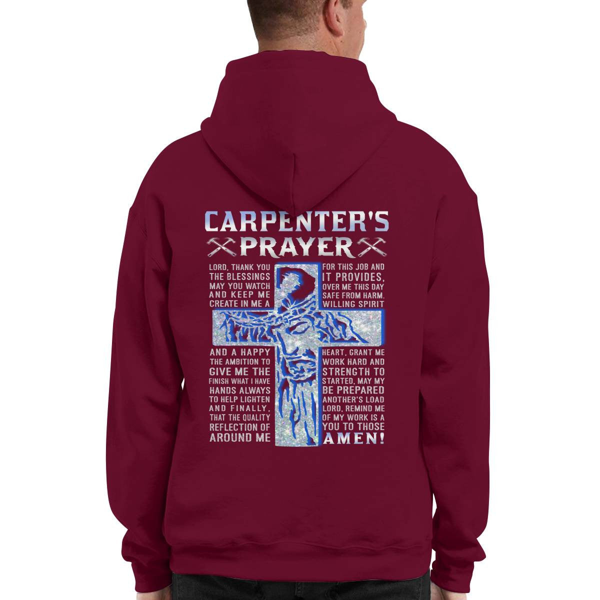 Carpenter's Prayer -Hoodie-#M221124PRAY7BCARPZ2