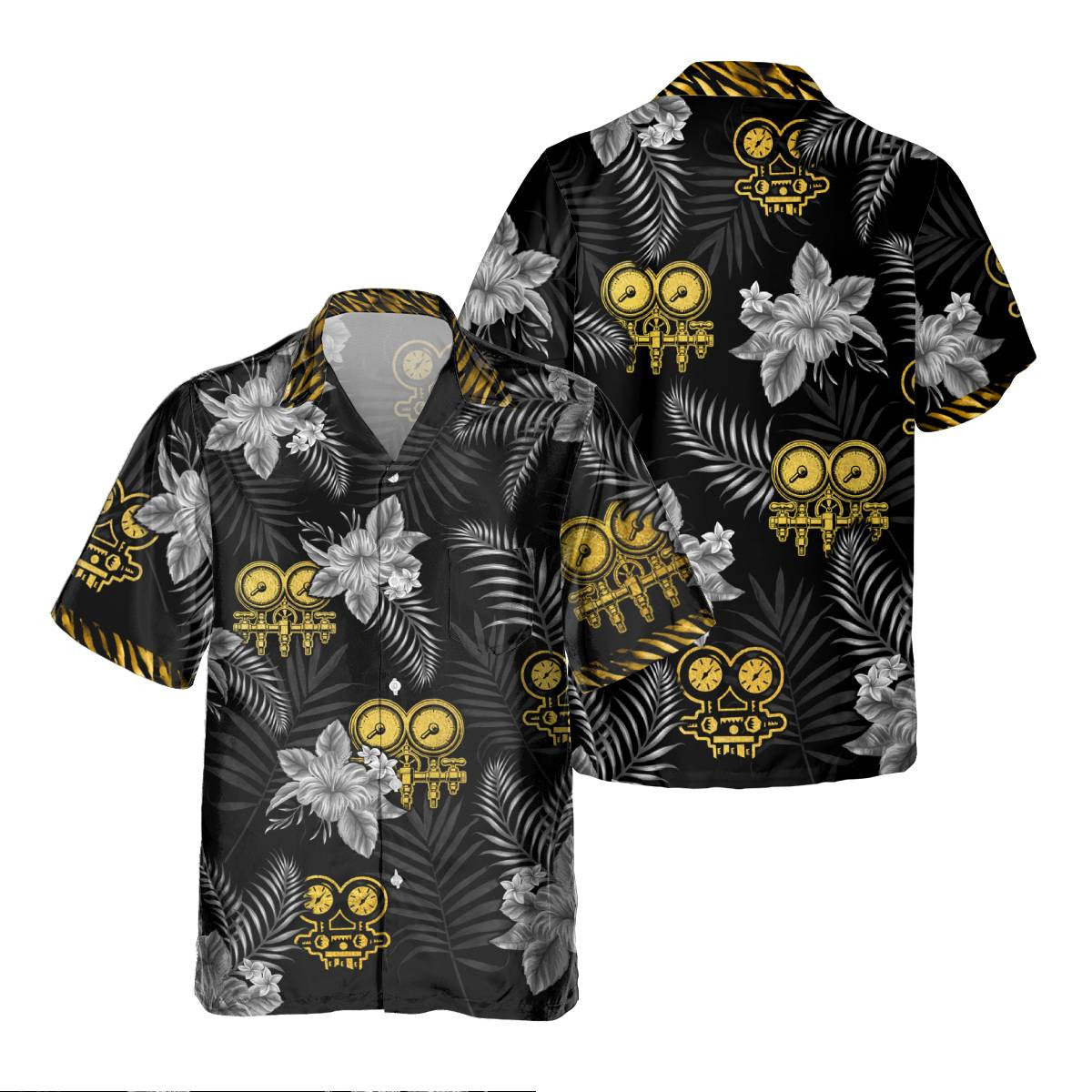 Awesome HVAC Tech - AOP Pocket Hawaiian Shirt - grunx260804-0208