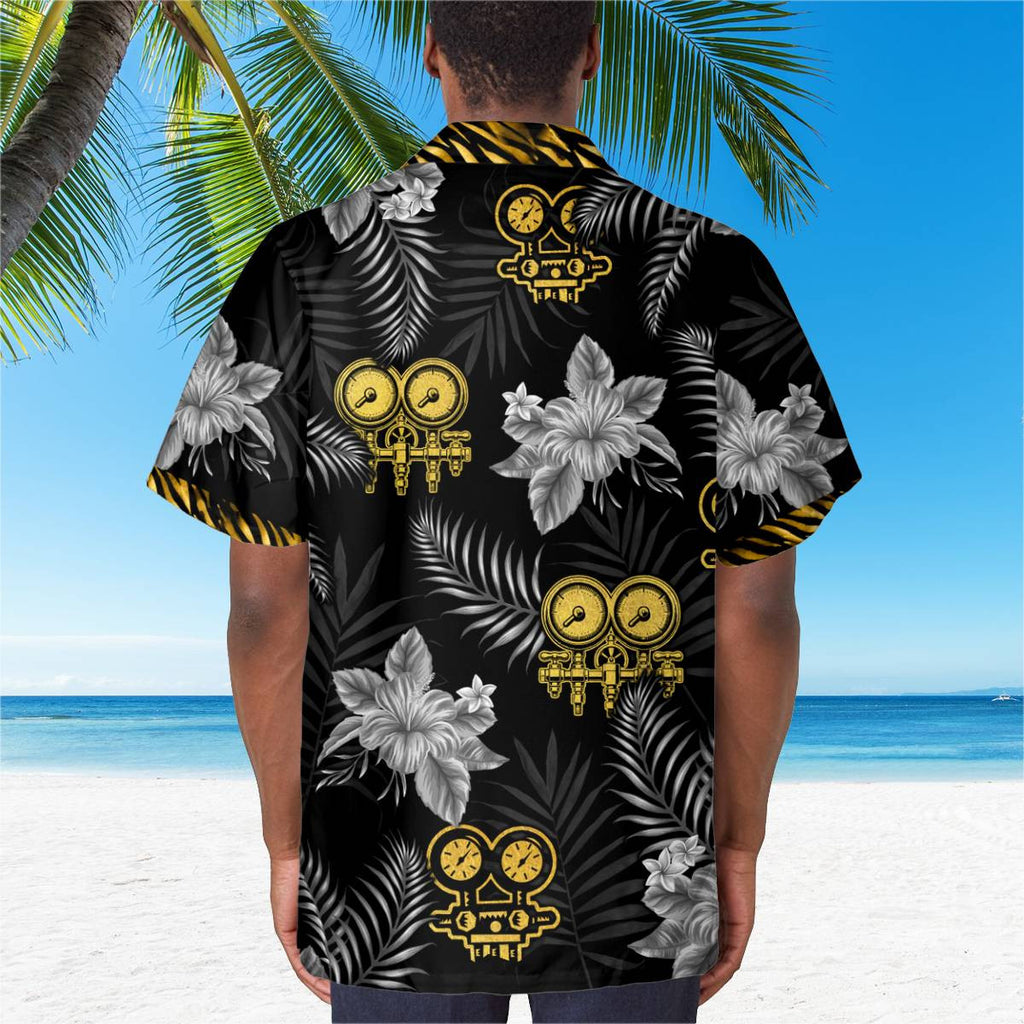 Awesome HVAC Tech - AOP Pocket Hawaiian Shirt - grunx260804-0208