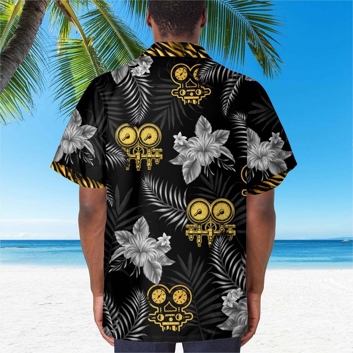 Awesome HVAC Tech - AOP Pocket Hawaiian Shirt - grunx260804-0208