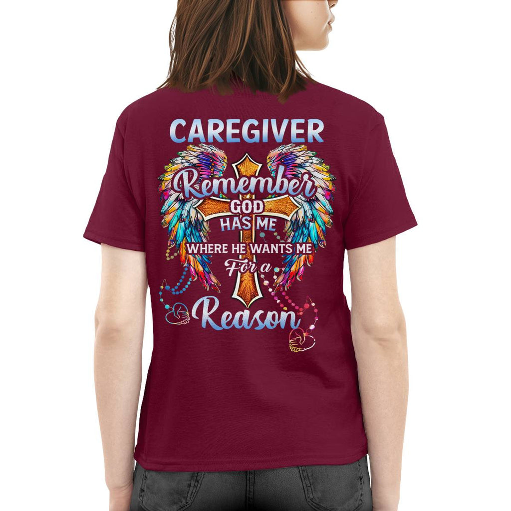 Awesome Caregiver-T-shirt-#F250624GODHS5BCAREZ4