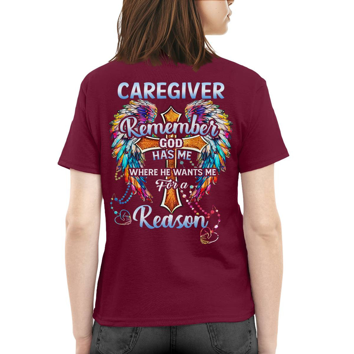 Awesome Caregiver-T-shirt-#F250624GODHS5BCAREZ4