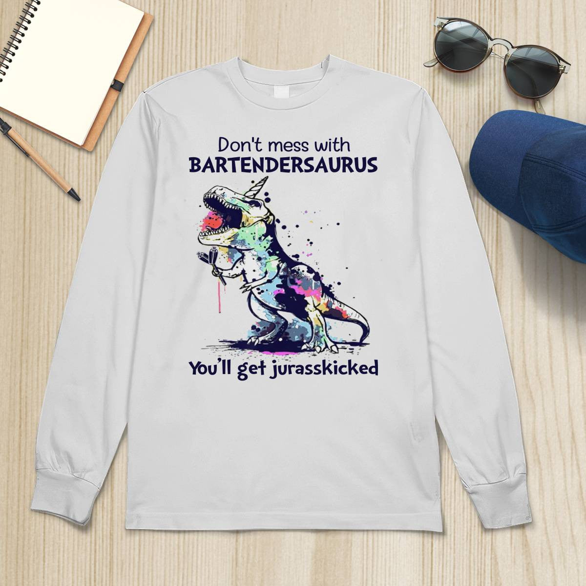 Awesome Bartender-T-Shirt-#F011024JRKID1FBARTZ4