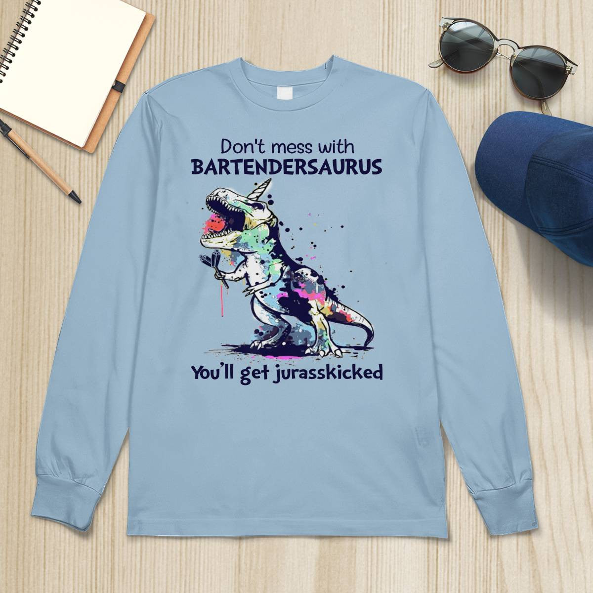Awesome Bartender-T-Shirt-#F011024JRKID1FBARTZ4