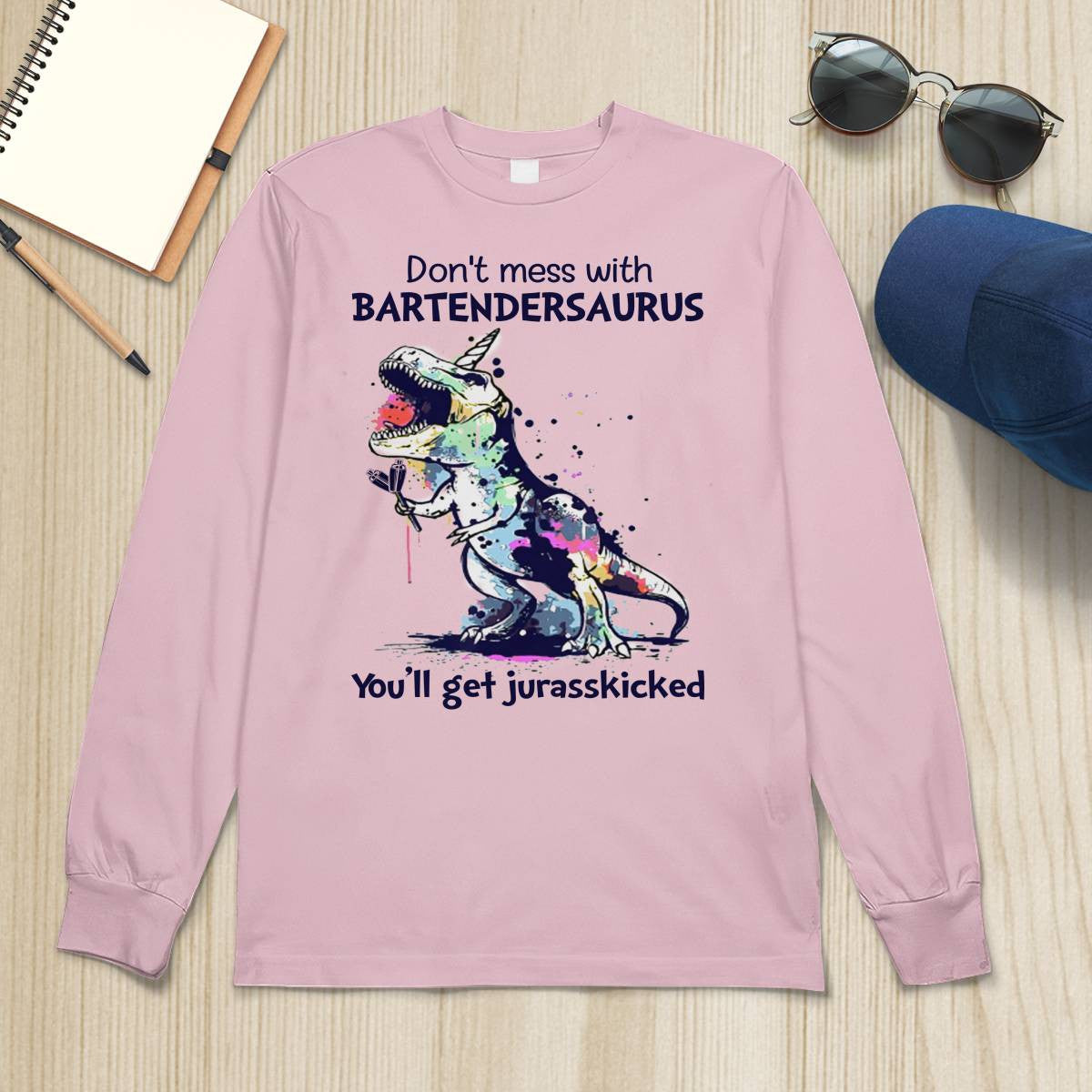 Awesome Bartender-T-Shirt-#F011024JRKID1FBARTZ4