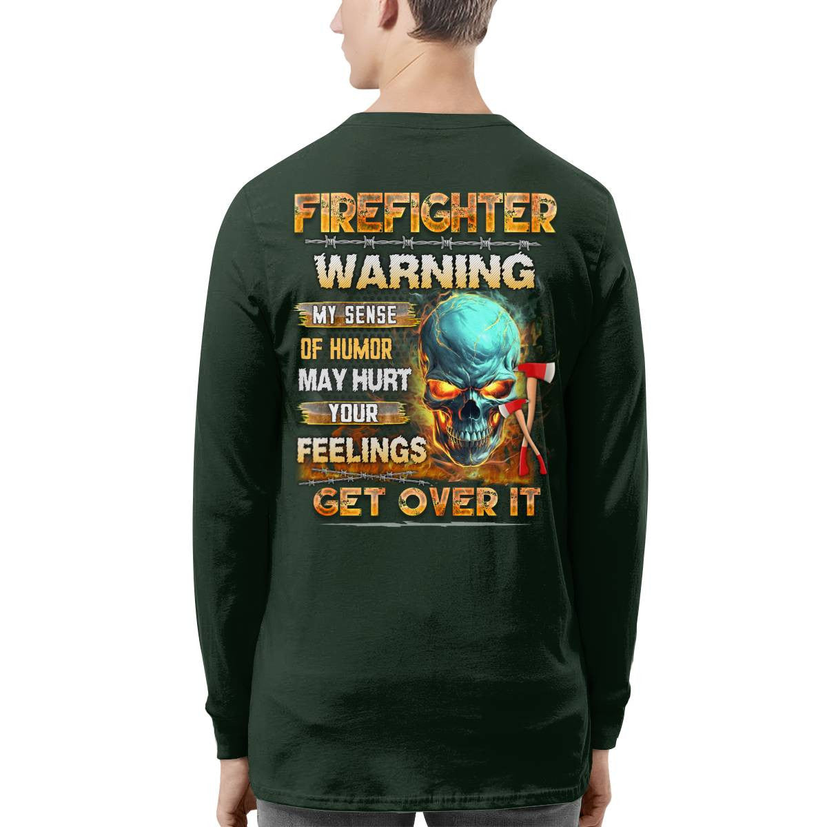 Awesome Firefighter-Hoodie - grunx260804-0136