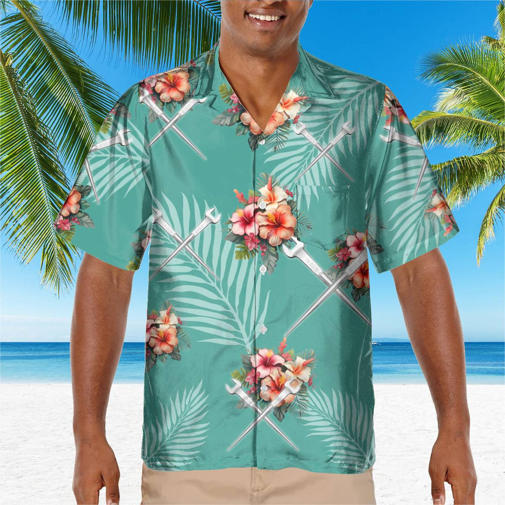 Awesome Ironworker- AOP Pocket Hawaiian Shirt - grunx260804-0268
