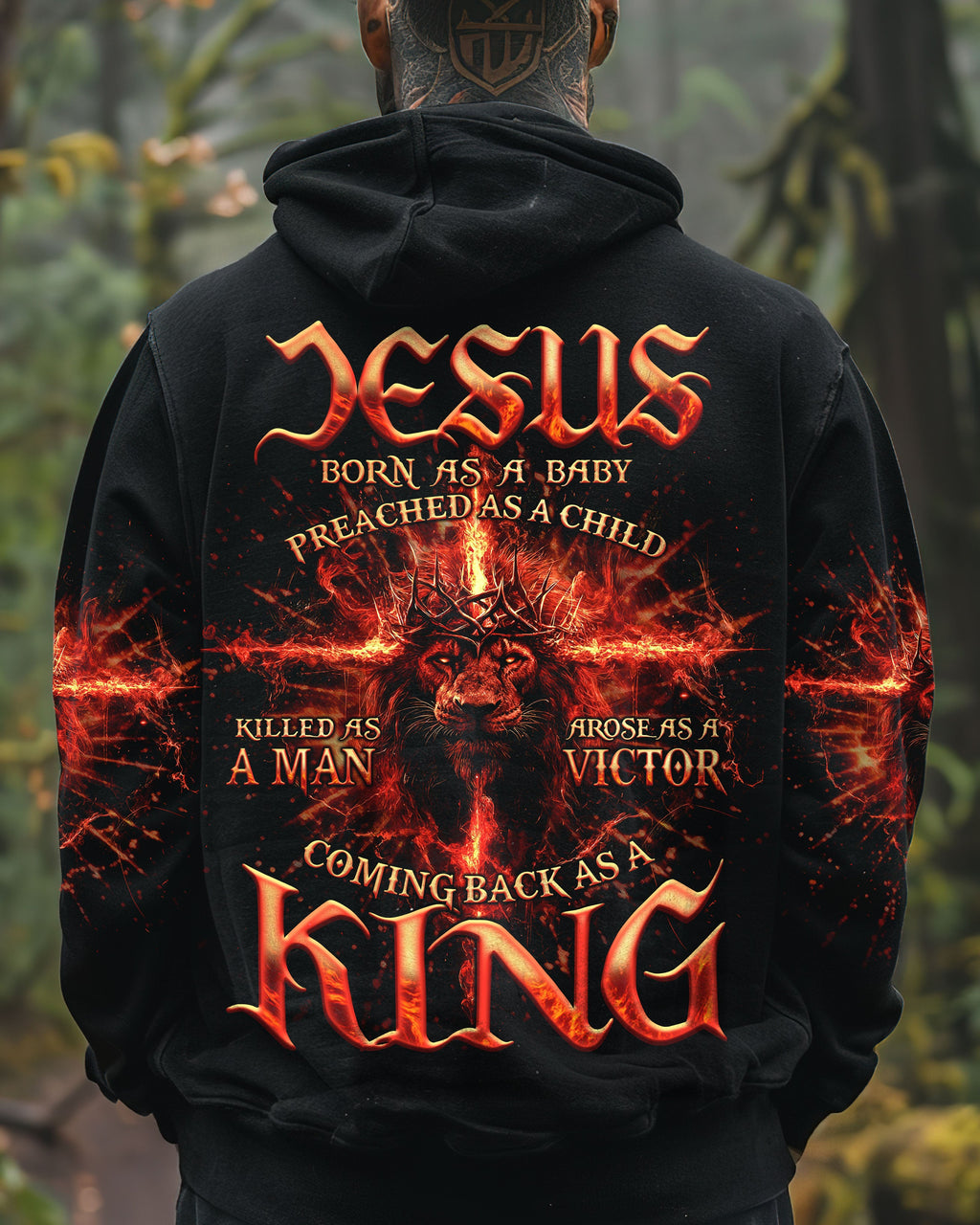 Coming Back As A King Lion Men's All Over Print Shirt - Trunx025265