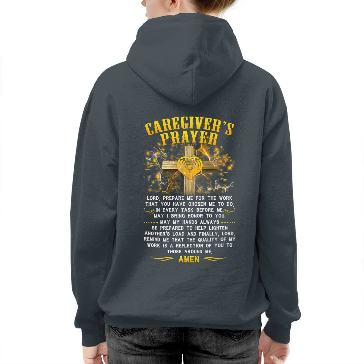 Awesome Caregiver's Prayer-T-shirt-#F250624EVTAS6BCAREZ4