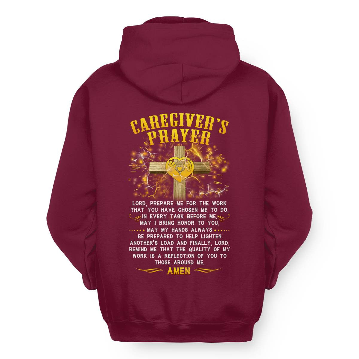 Awesome Caregiver's Prayer-T-shirt-#F250624EVTAS6BCAREZ4