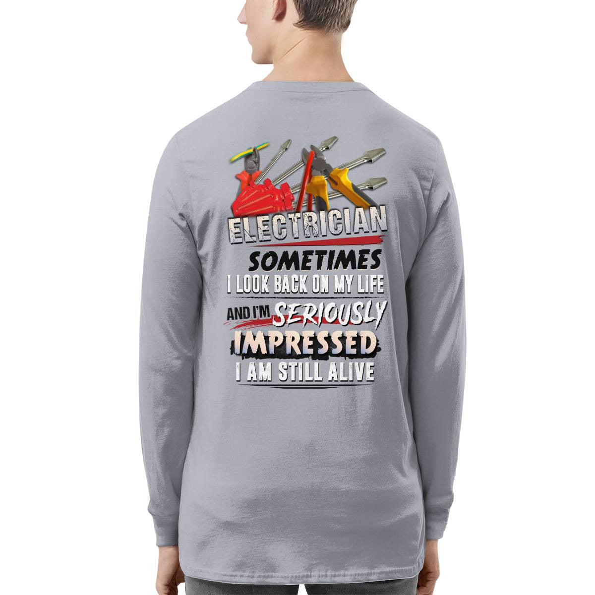 Awesome Electrician-T-shirt - grunx260804-0080
