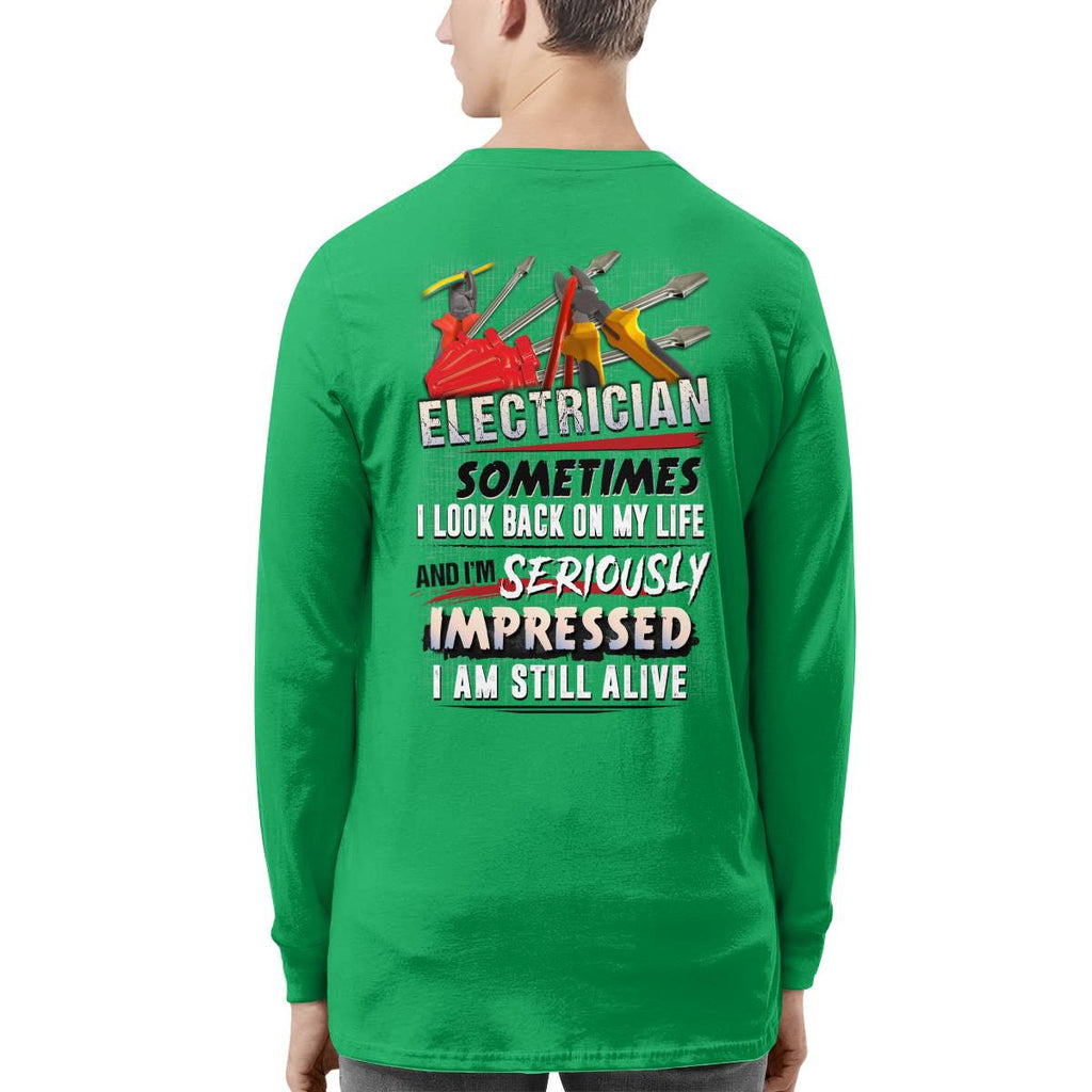 Awesome Electrician-T-shirt - grunx260804-0080