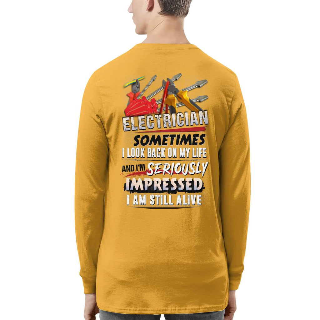 Awesome Electrician-T-shirt - grunx260804-0080
