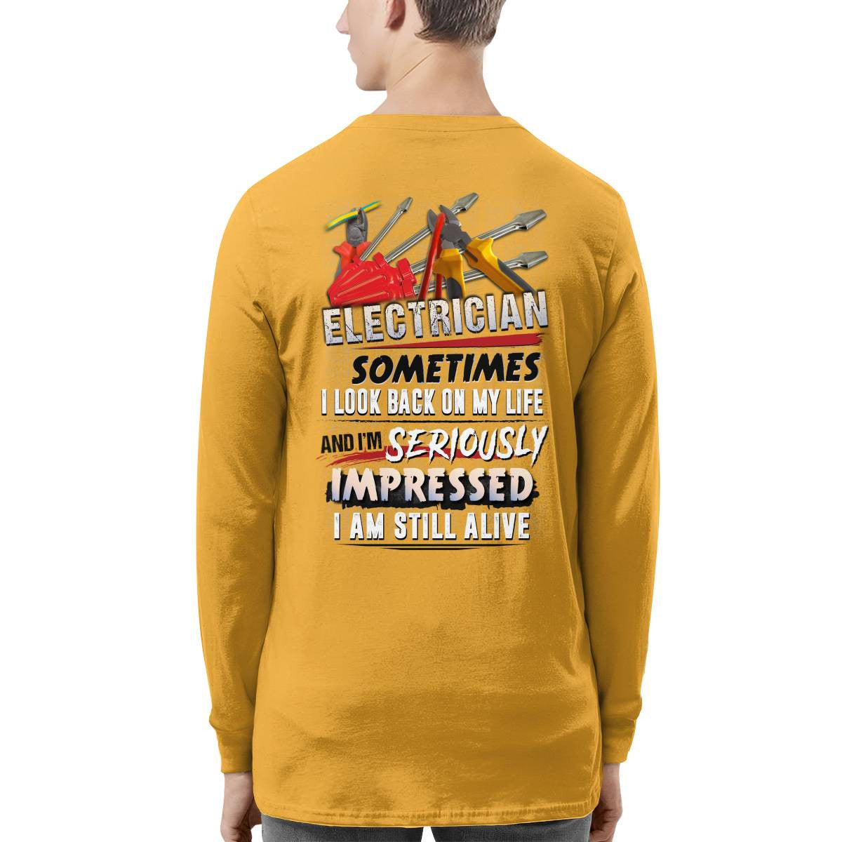 Awesome Electrician-T-shirt - grunx260804-0080