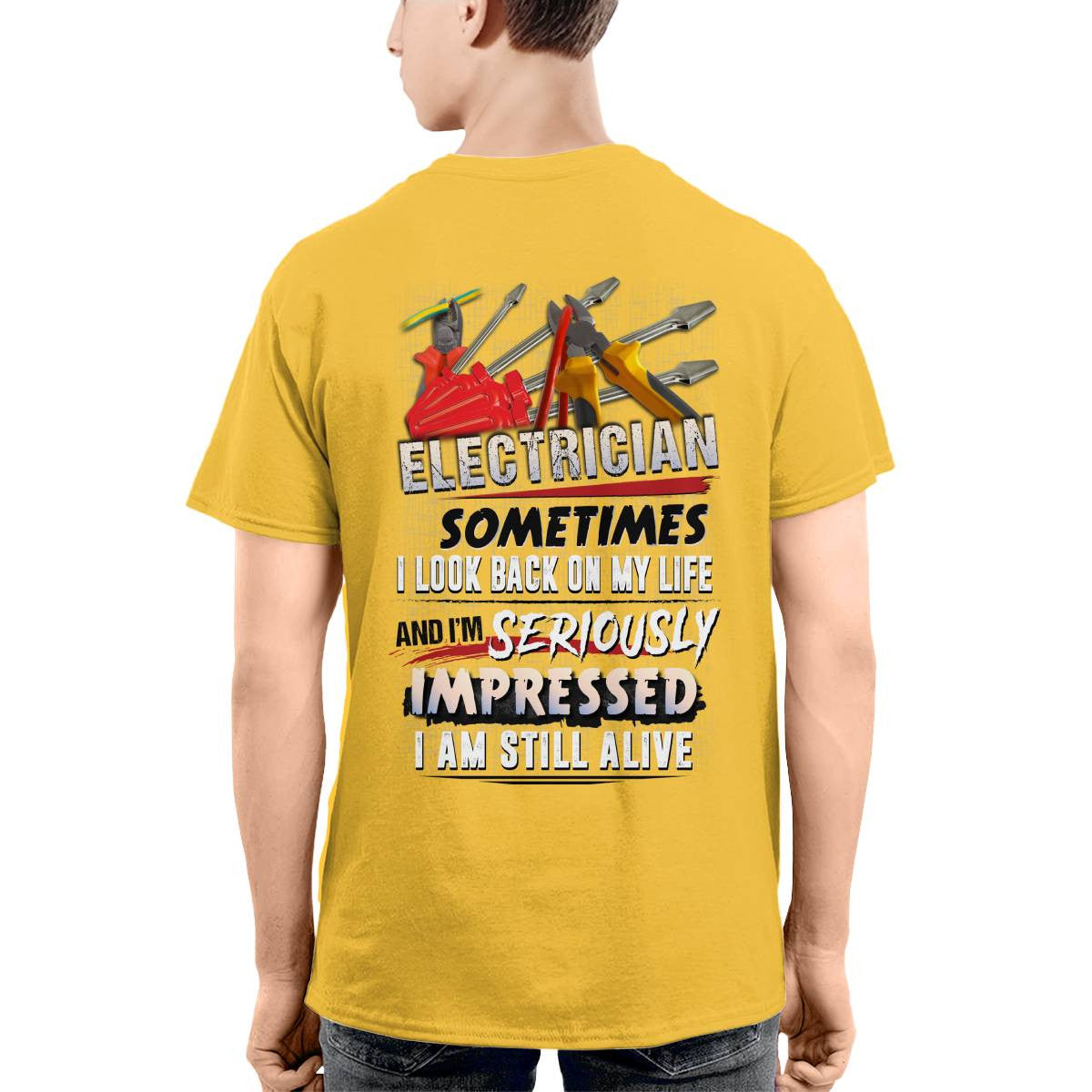 Awesome Electrician-T-shirt - grunx260804-0080
