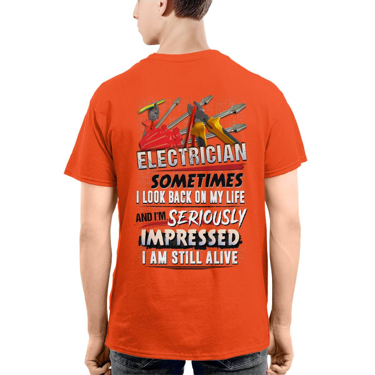 Awesome Electrician-T-shirt - grunx260804-0080