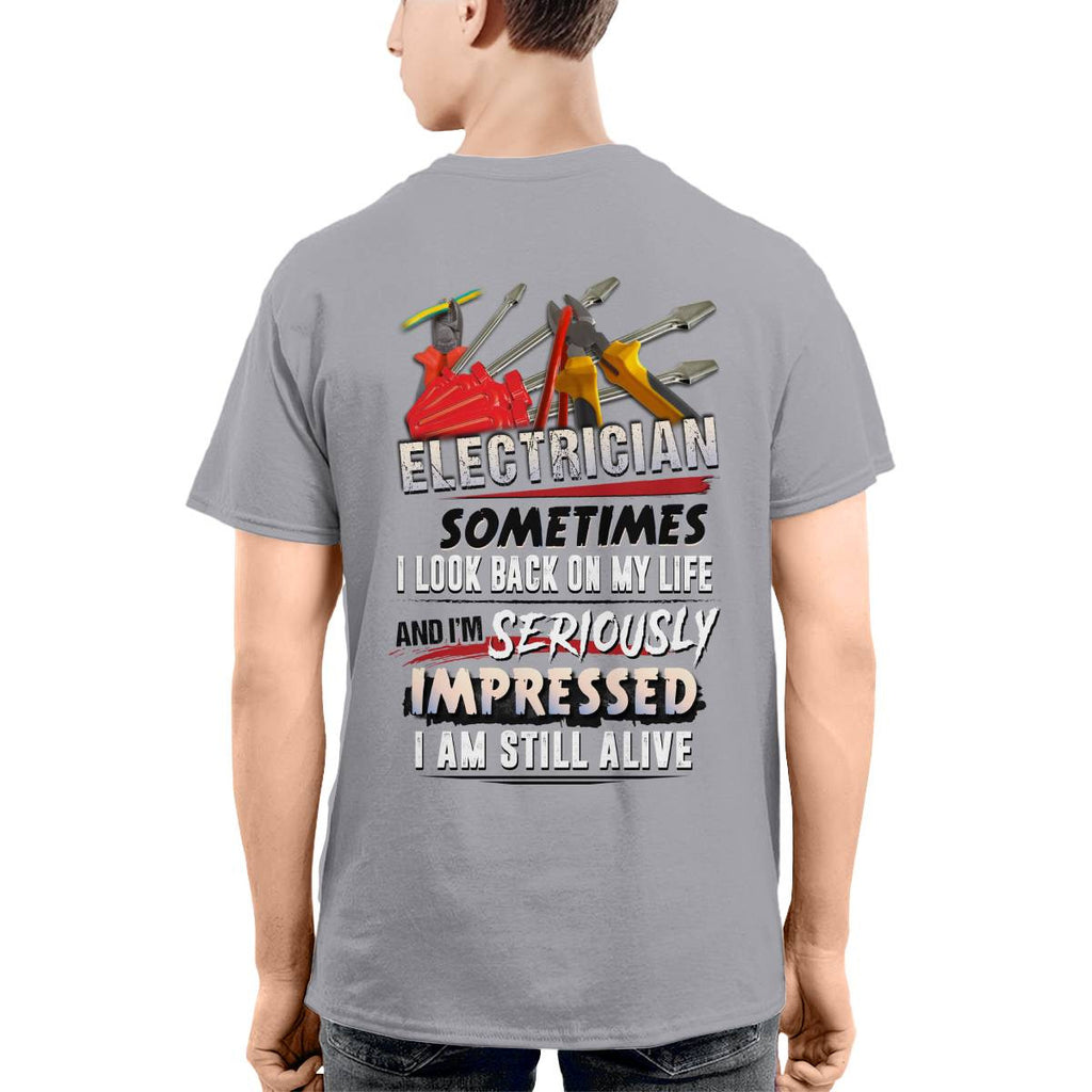 Awesome Electrician-T-shirt - grunx260804-0080