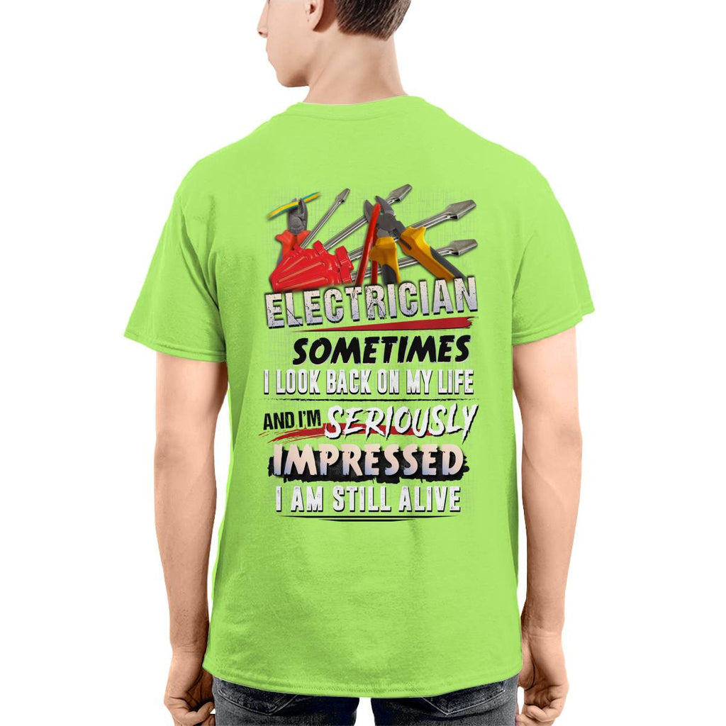 Awesome Electrician-T-shirt - grunx260804-0080