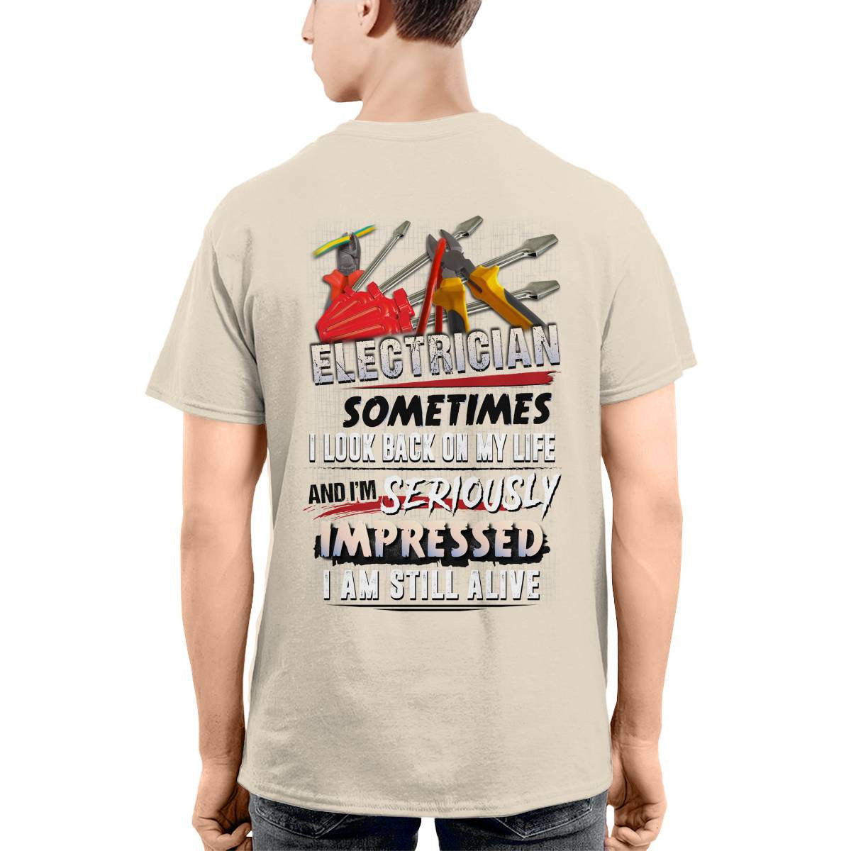 Awesome Electrician-T-shirt - grunx260804-0080