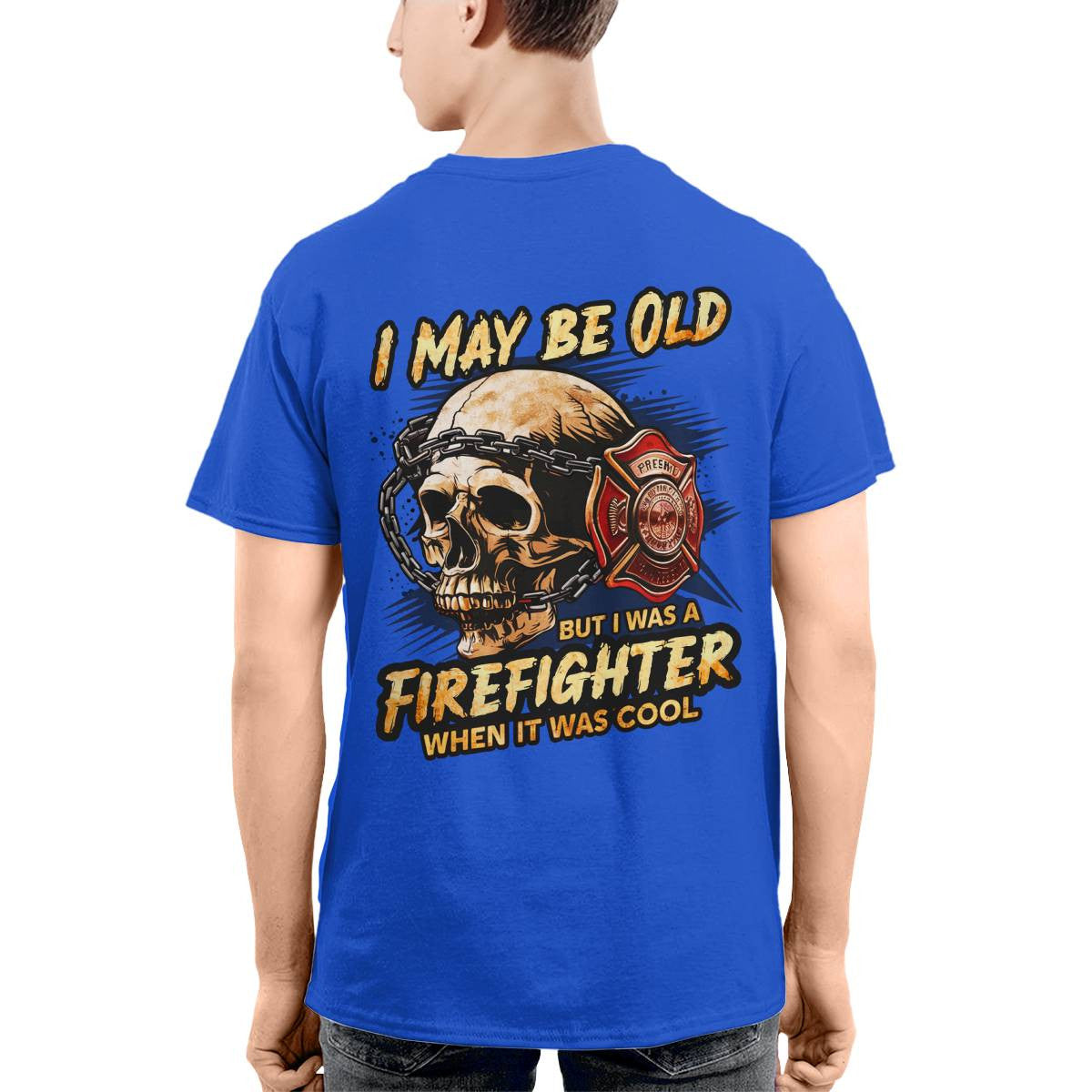 Awesome Firefighter-T-shirt - grunx260804-0146