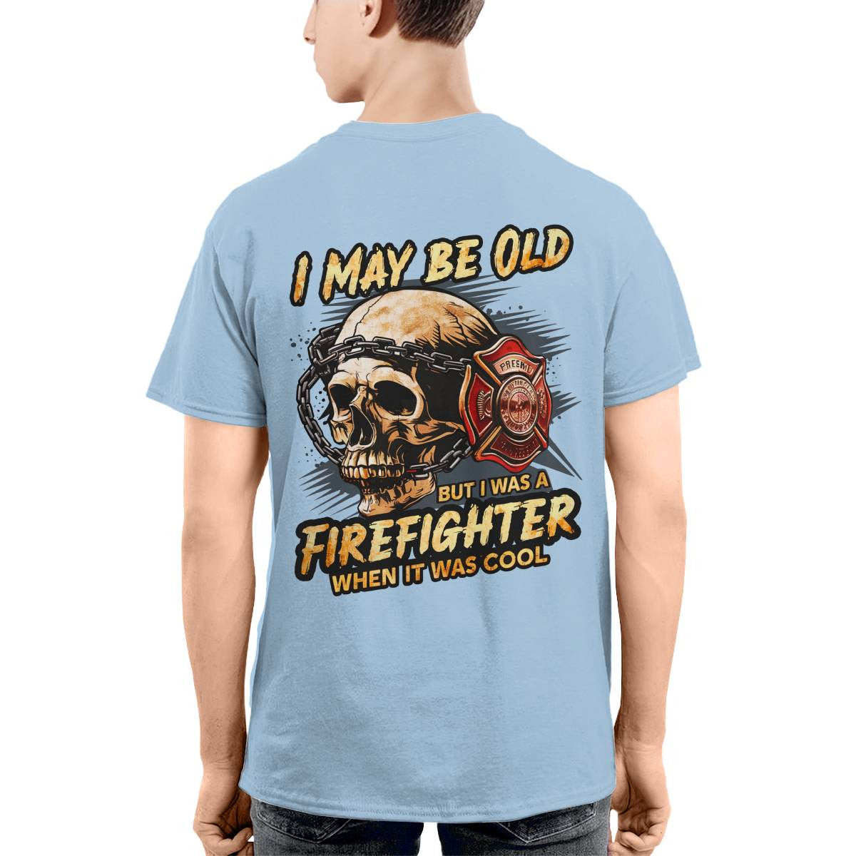 Awesome Firefighter-T-shirt - grunx260804-0146