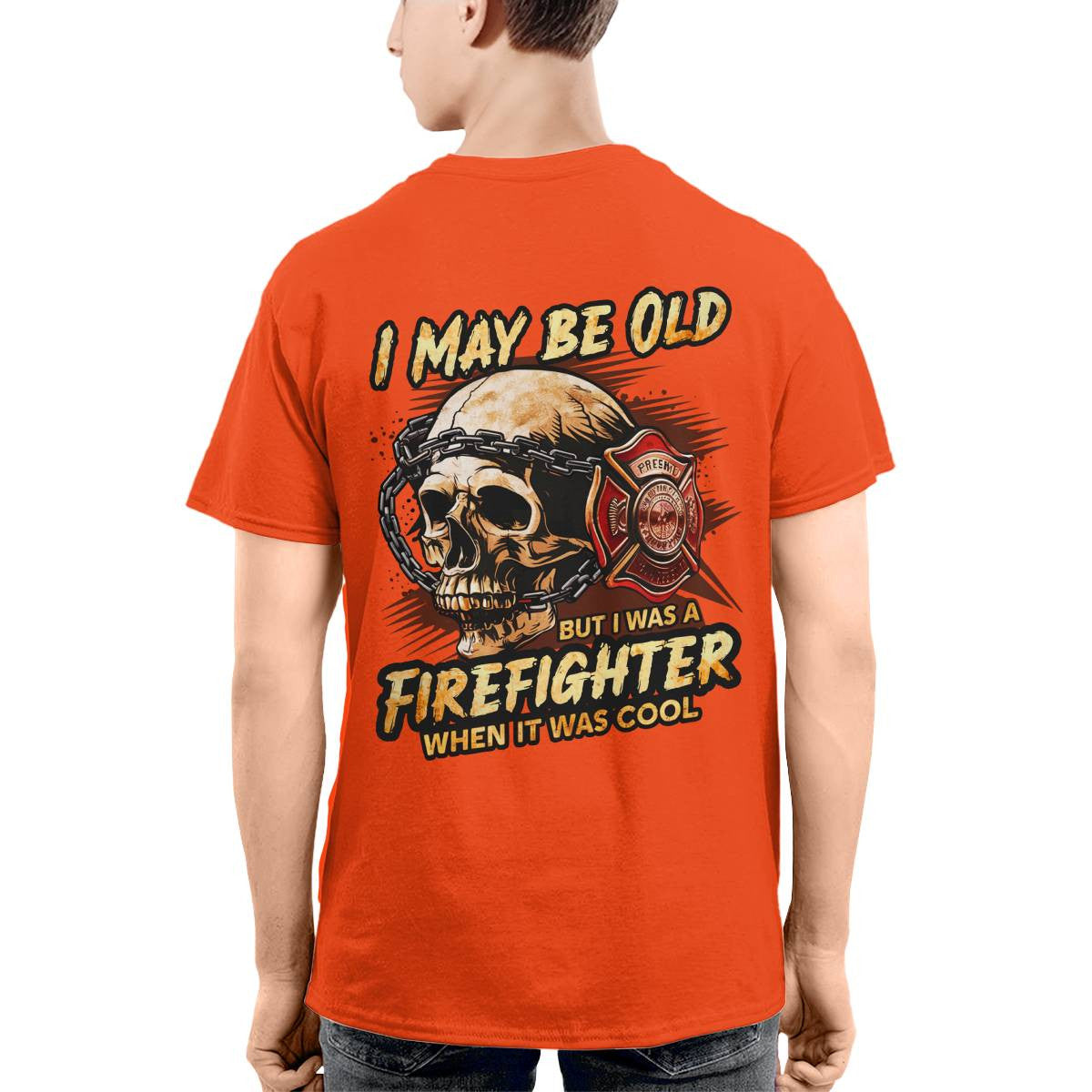 Awesome Firefighter-T-shirt - grunx260804-0146