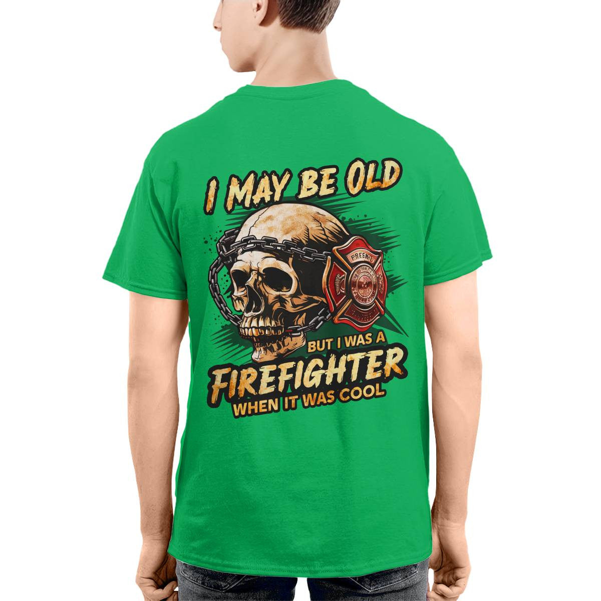 Awesome Firefighter-T-shirt - grunx260804-0146