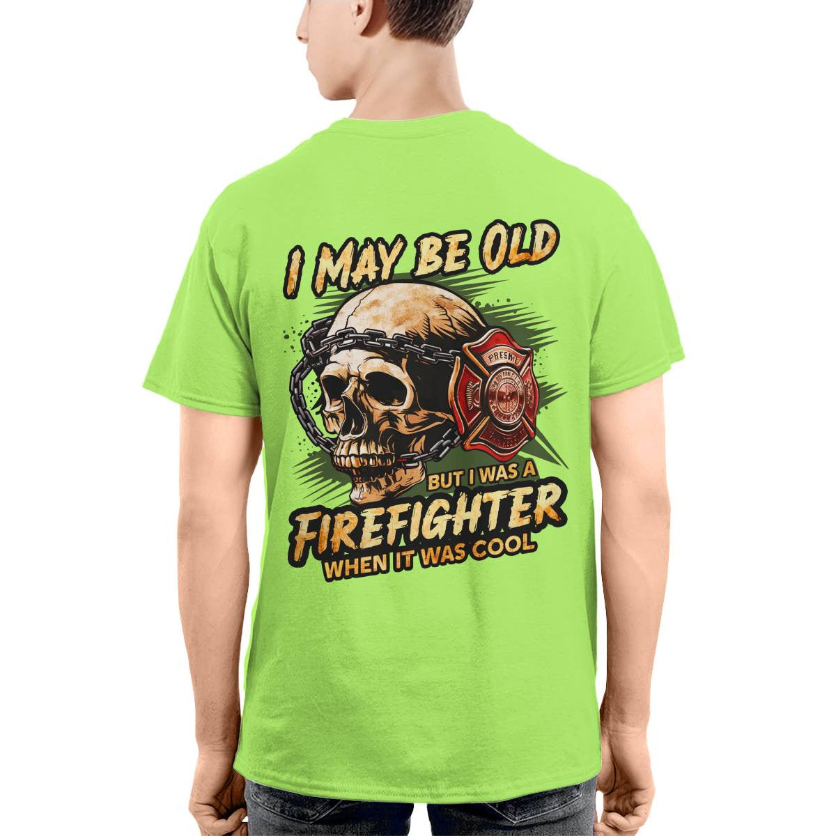 Awesome Firefighter-T-shirt - grunx260804-0146