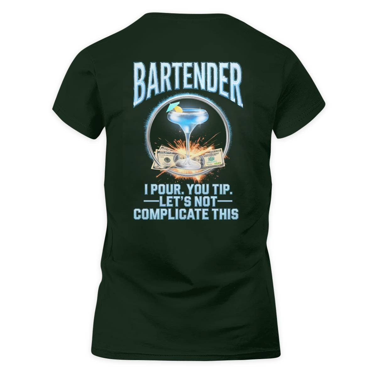Awesome Bartender -Hoodie - grunx260804-0243