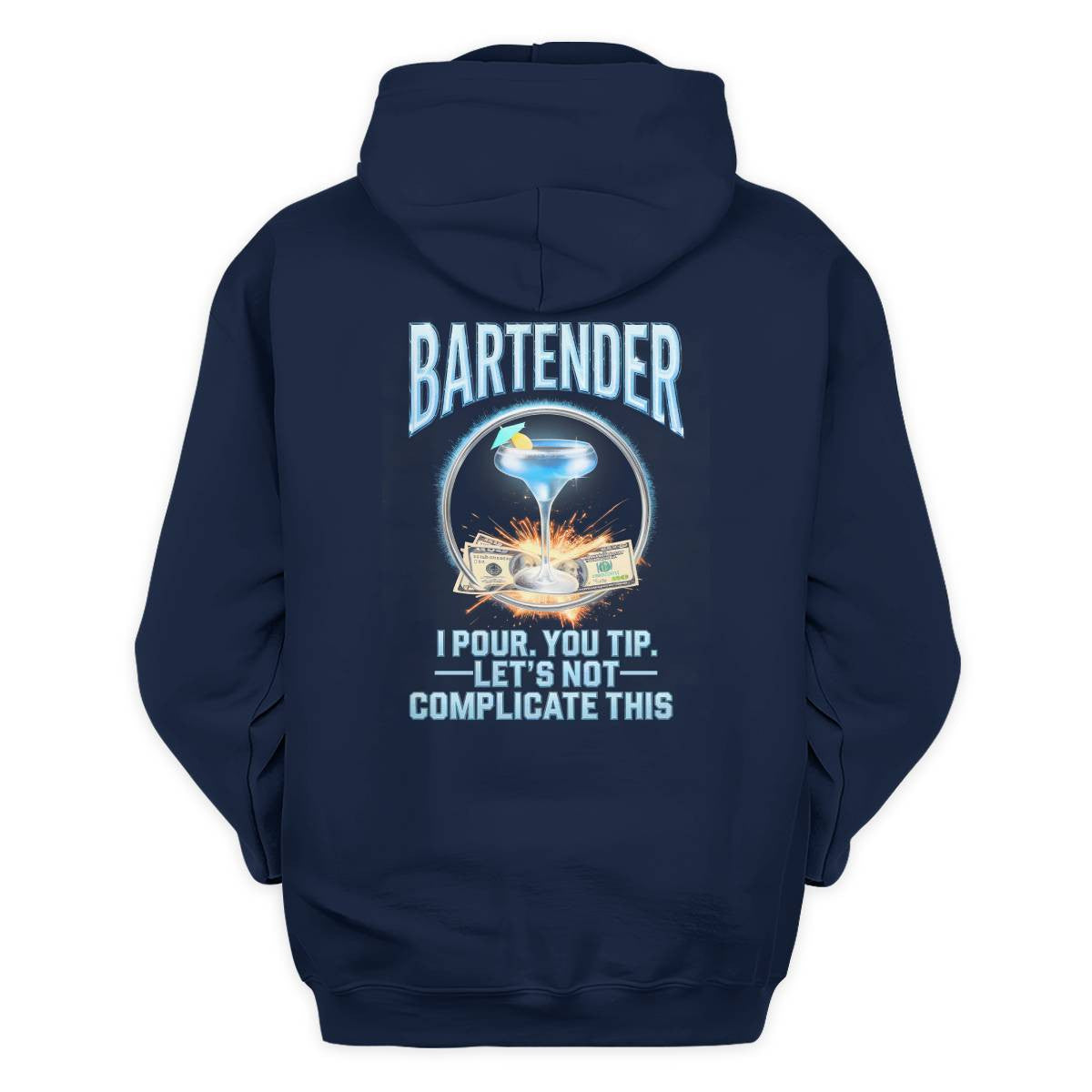 Awesome Bartender -Hoodie - grunx260804-0243
