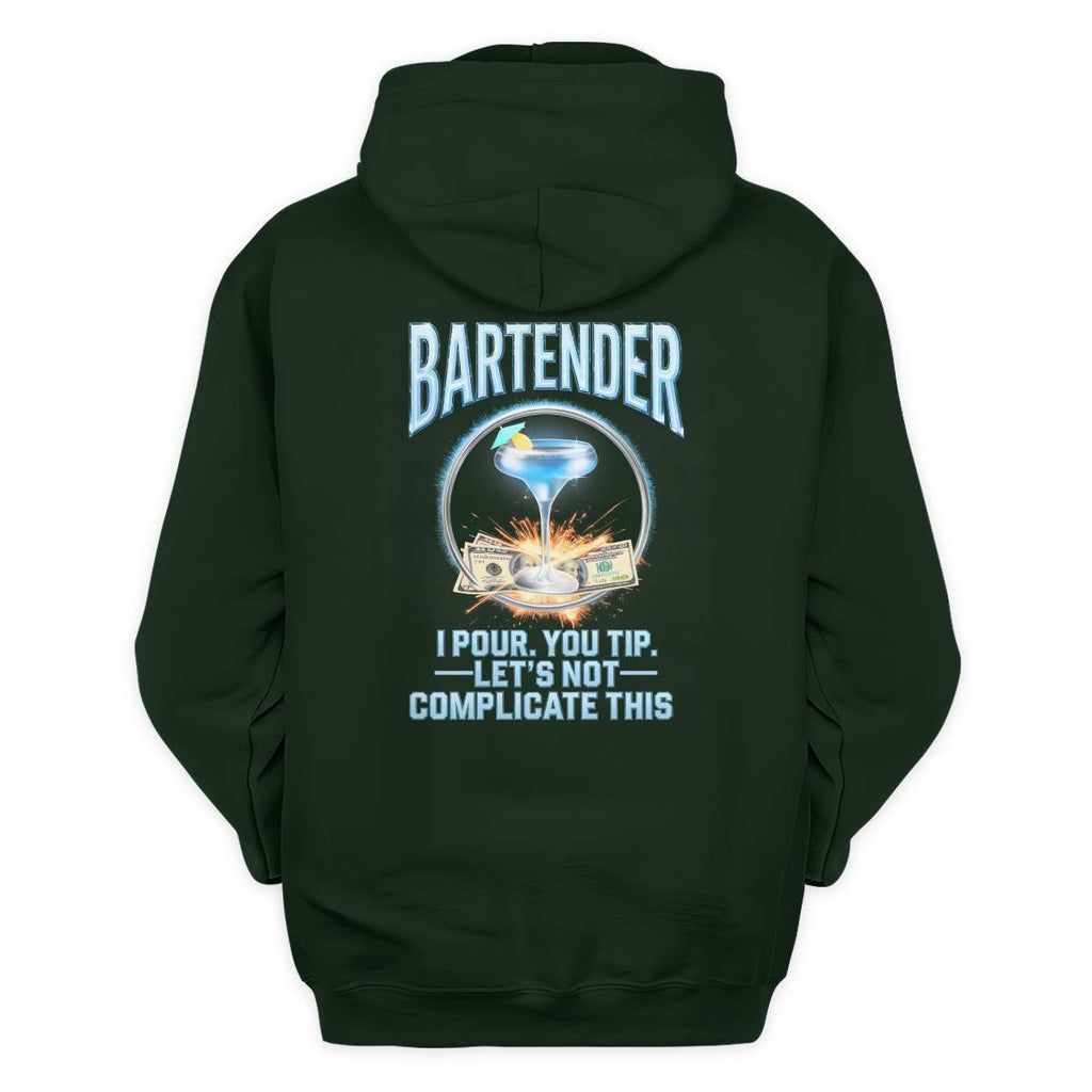 Awesome Bartender -Hoodie - grunx260804-0243