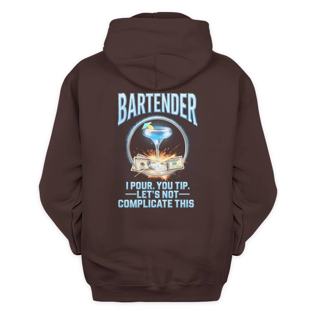Awesome Bartender -Hoodie - grunx260804-0243