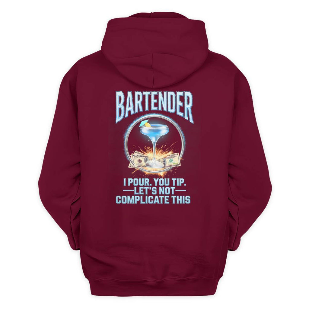 Awesome Bartender -Hoodie - grunx260804-0243