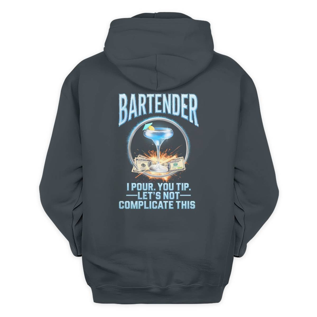 Awesome Bartender -Hoodie - grunx260804-0243