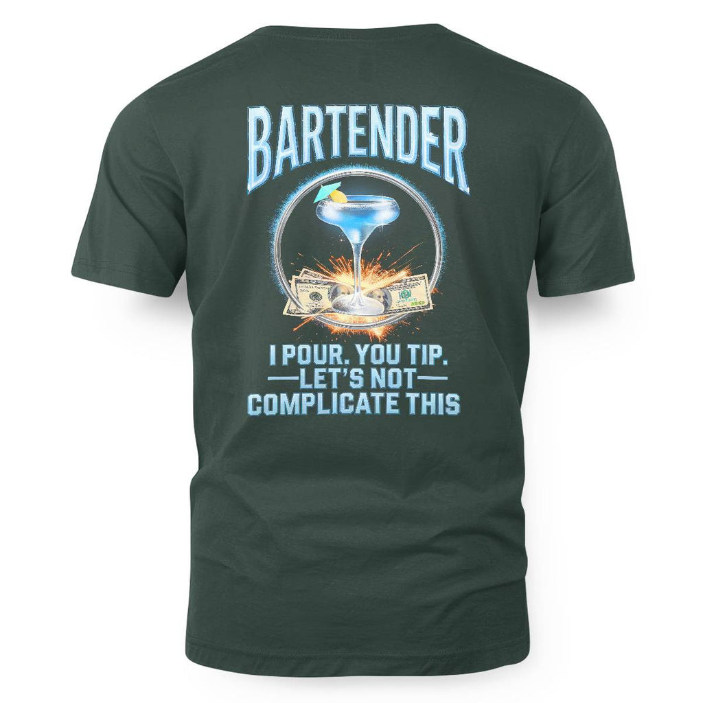 Awesome Bartender -Hoodie - grunx260804-0243