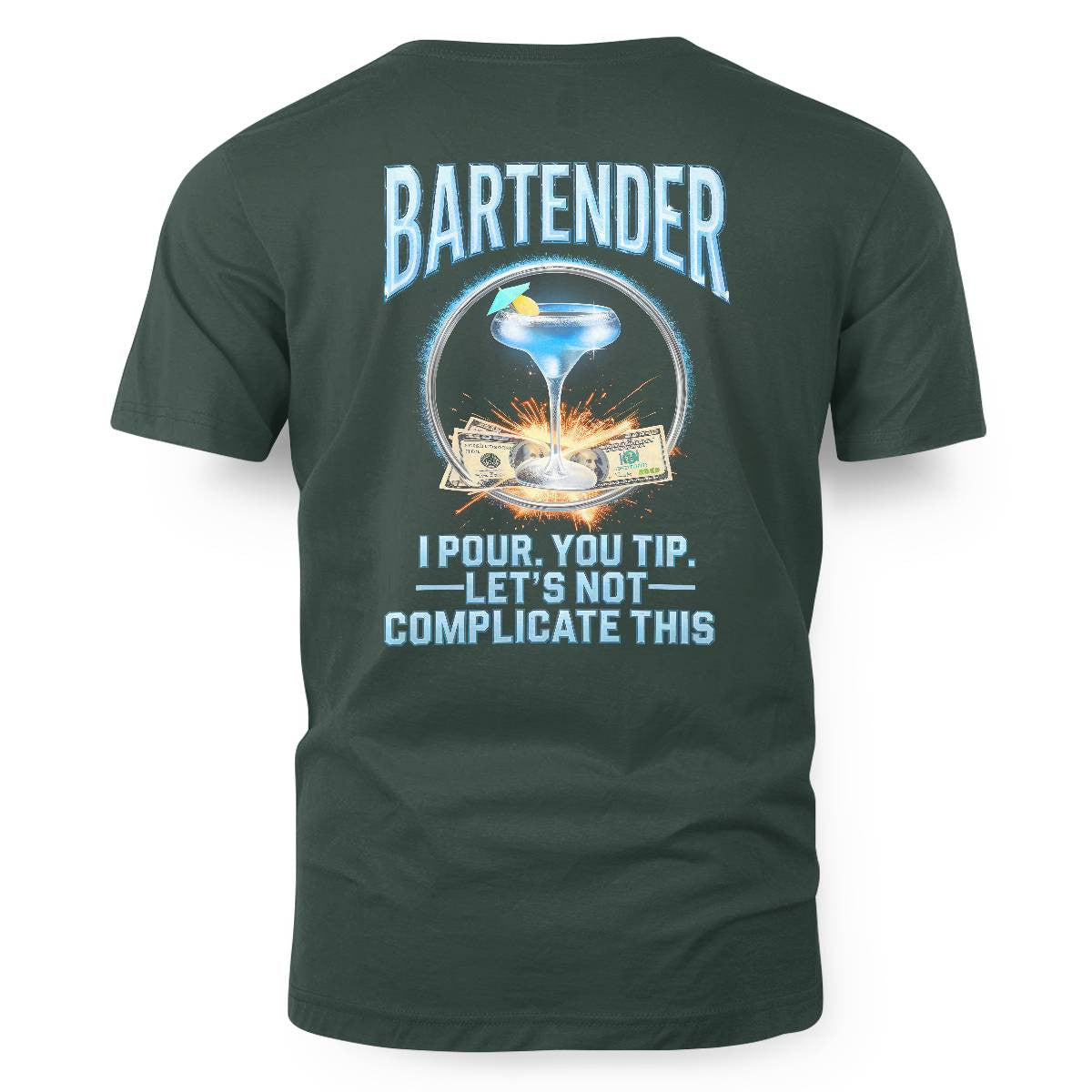Awesome Bartender -Hoodie - grunx260804-0243