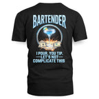 Awesome Bartender -Hoodie - grunx260804-0243