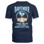 Awesome Bartender -Hoodie - grunx260804-0243