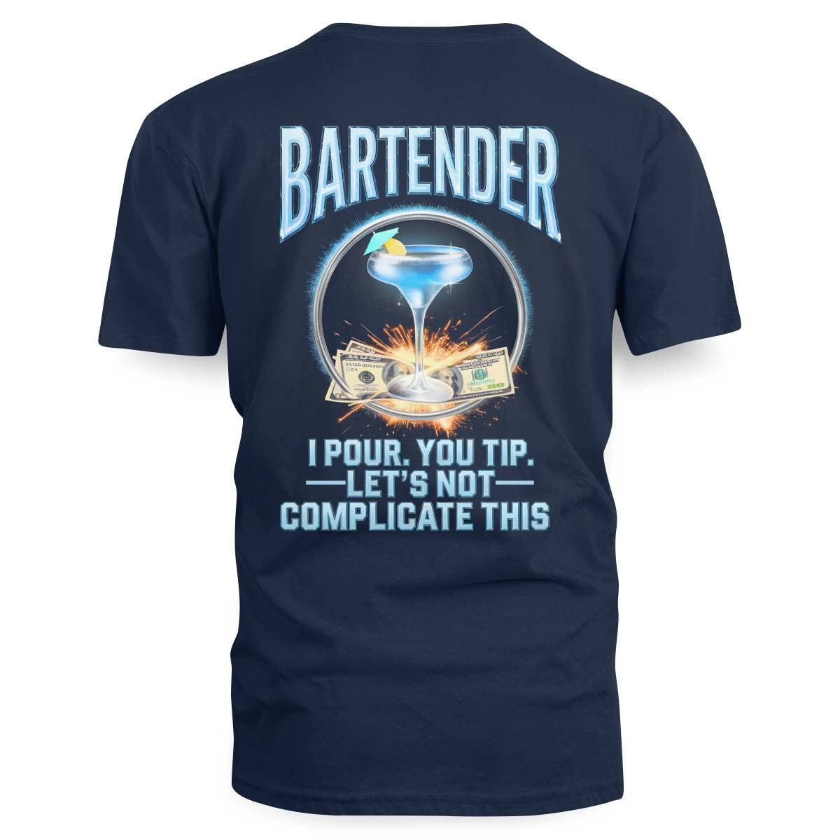 Awesome Bartender -Hoodie - grunx260804-0243