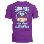 Awesome Bartender -Hoodie - grunx260804-0243