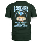 Awesome Bartender -Hoodie - grunx260804-0243