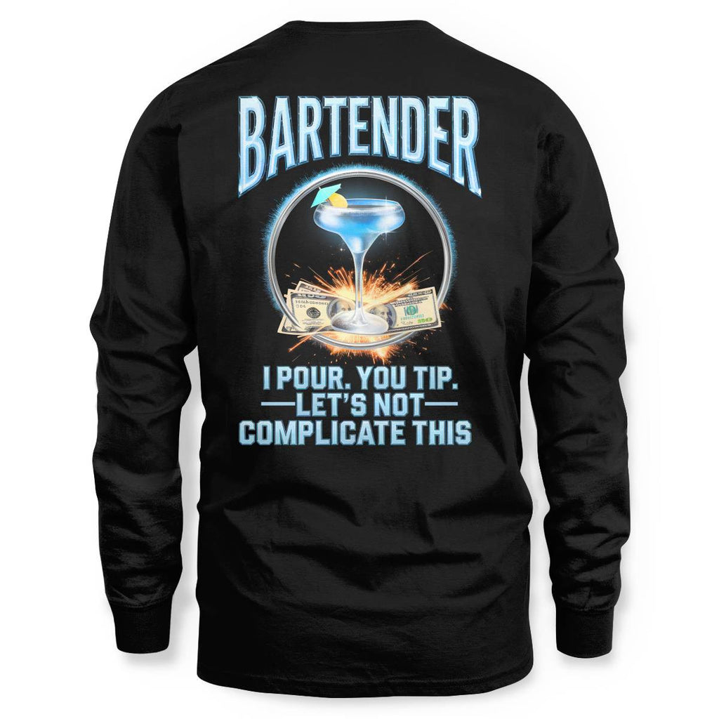 Awesome Bartender -Hoodie - grunx260804-0243