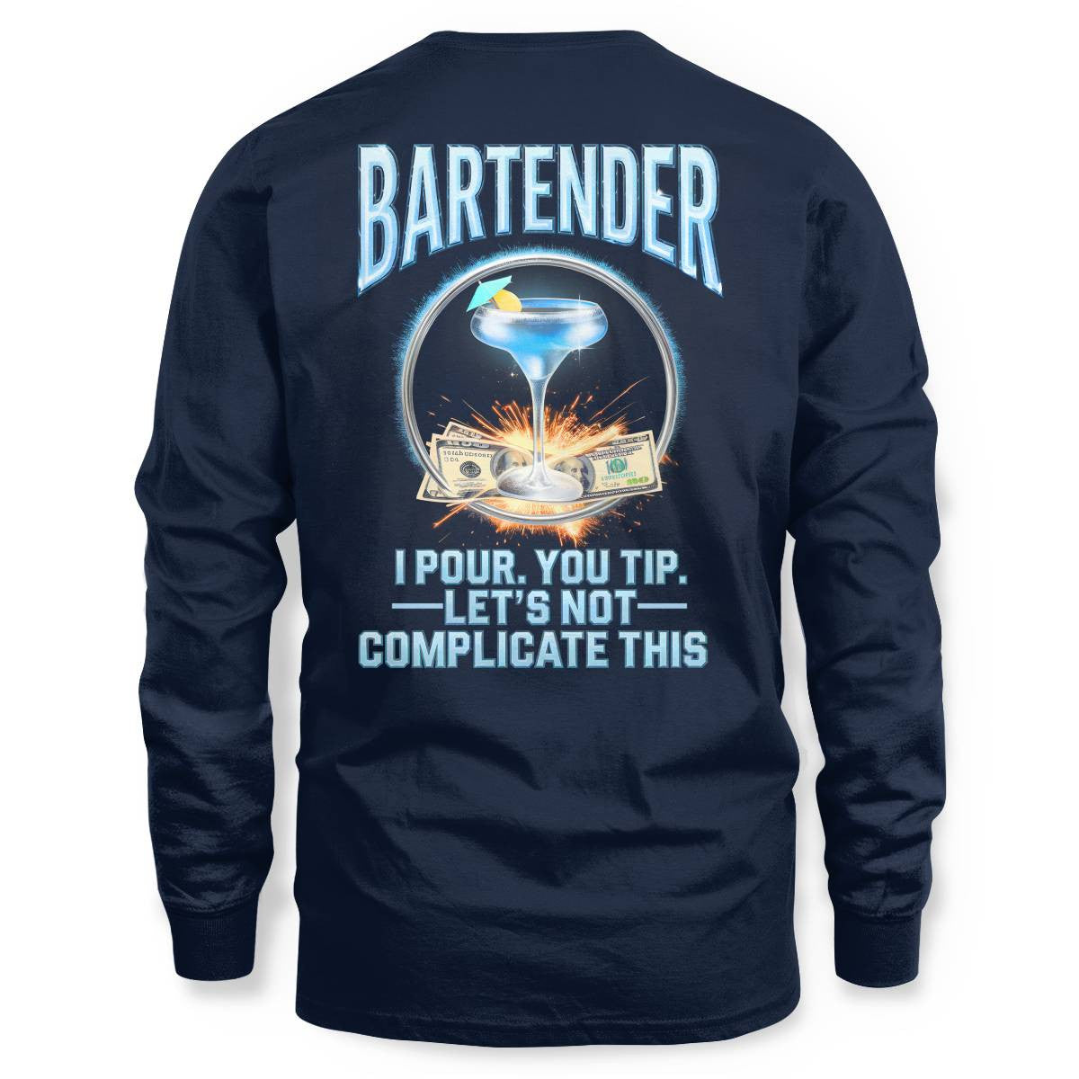 Awesome Bartender -Hoodie - grunx260804-0243