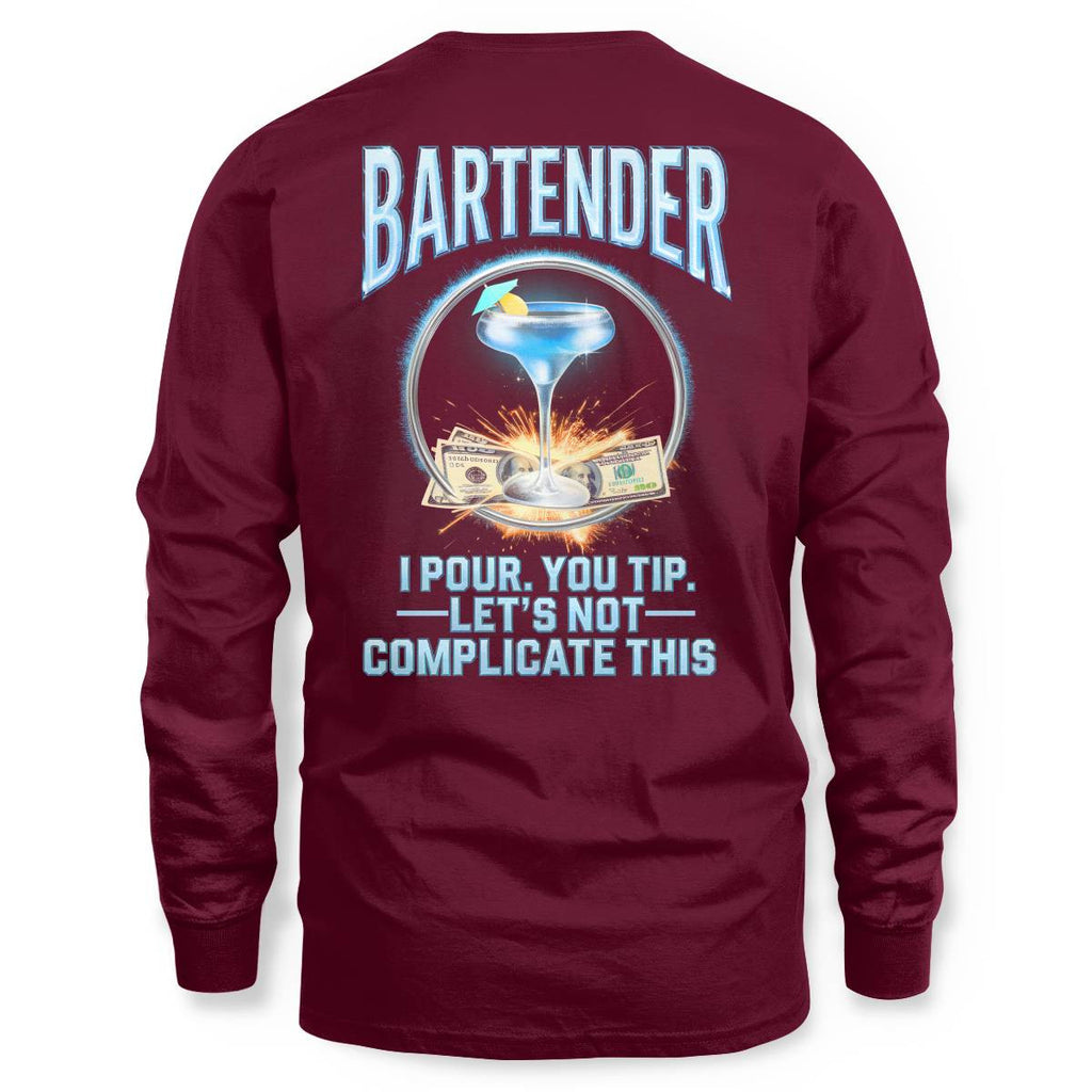 Awesome Bartender -Hoodie - grunx260804-0243