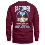 Awesome Bartender -Hoodie - grunx260804-0243