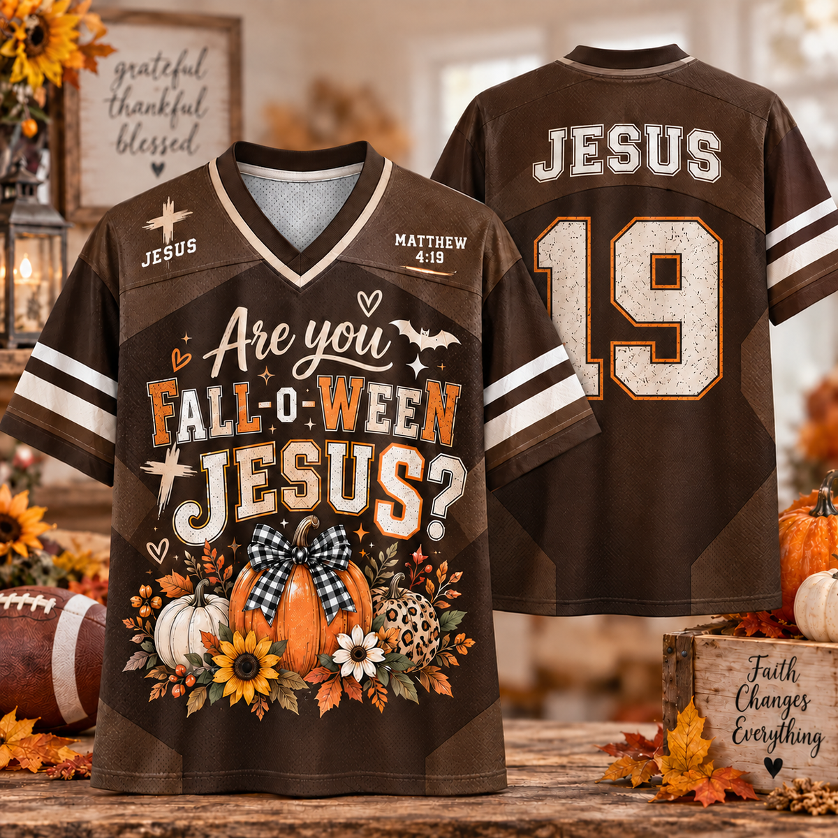 Are You Fall-o-ween Jesus T-Shirt Jersey