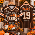 Are You Fall-o-ween Jesus Faith Over Fear T-Shirt Jersey