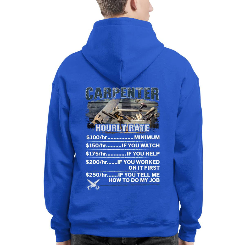Awesome Carpenter Hourly Rate-T-shirt-#M120724HORLY3BCARPZ8