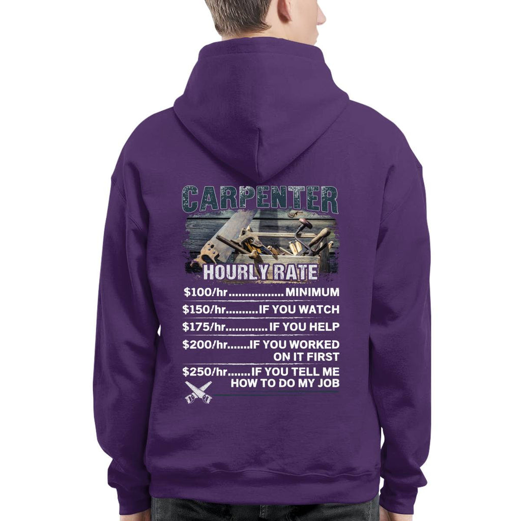 Awesome Carpenter Hourly Rate-T-shirt-#M120724HORLY3BCARPZ8