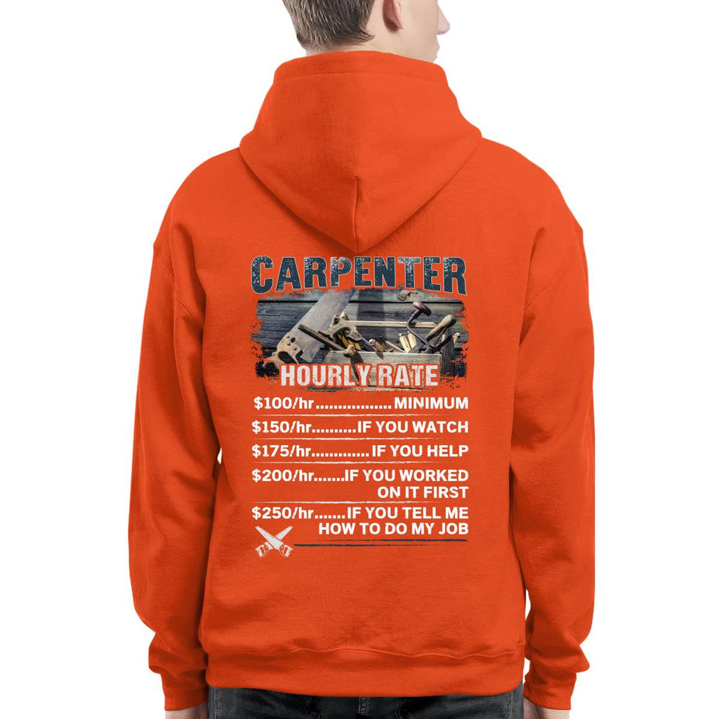 Awesome Carpenter Hourly Rate-T-shirt-#M120724HORLY3BCARPZ8